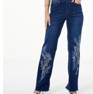 DG2 by Diane Gilman New Classic Stretch Tropical Pull-On Trouser Jean